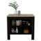Tuhome Cala Kitchen Island, Four Legs, Three Shelves, Black/Light Oak AWD5014 - alternate 7